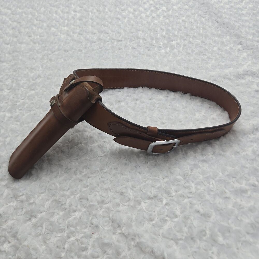 Vintage S&W Holster 21 - 26 and Vintage Bianchi Cartridge Belt Waist Size 36